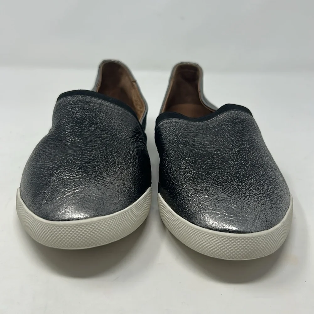 Frye Melanie Metallic Slip-On Sneakers Size 10 Excellent Condition
